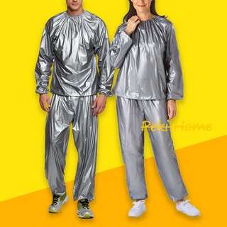 ชุดซาวน่า ชุดลดน้ำหนัก(สีเทา)ชุดซาวน่า ชุดลดน้ำหนัก Sauna Suit Fat Burner