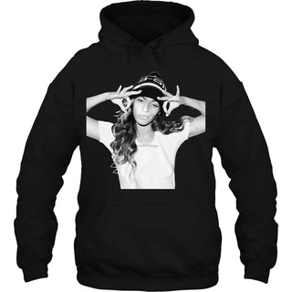 เสื้อกันหนาว มีฮู้ด ผ้าฝ้ายแท้ พิมพ์ลายโลโก้ Beyonce Bw Theoneshots สําหรับผู้ชาย GT