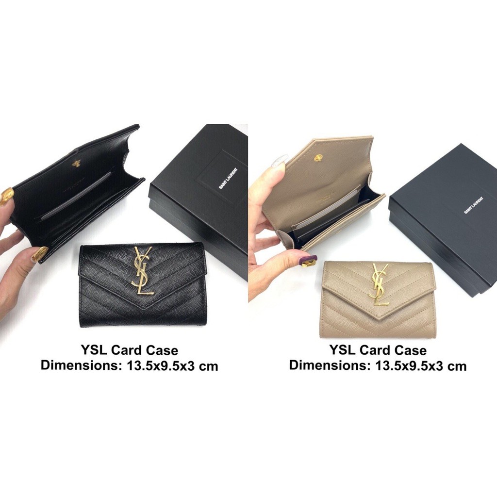 YSL กระเป๋าสตางค์ SMALL ENVELOPE WALLET Shopee Thailand