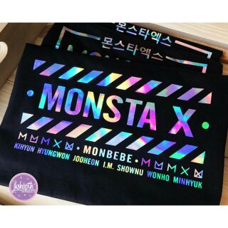 💜เสื้อสกรีนโฮโลแกรม #MonstaXWeAreHereinBKK