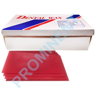 Pink Wax ขี้ผึ้งสีชมพูใช้สำหรับทำ plate งานฟันปลอมพลาสติกชนิดถอดได้ (Temporary Plate) และValplast