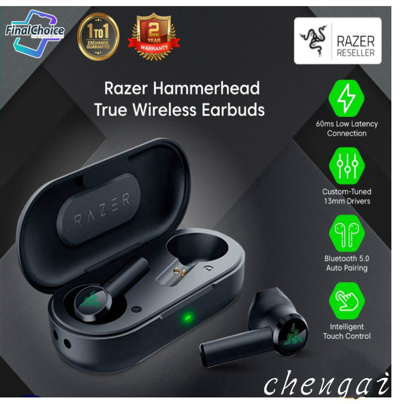 Razer Hammerhead True ห ฟ งเล นเกมแบบไร สาย Limited Edition Exclusive Bundle ราคาท ด ท ส ด