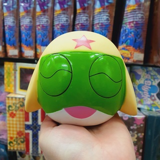 RARE FREE SHIPPING!! Keroro Gunso Cash Bank Head Sleepy Eyes SAVE BANK กระปุก หน้าง่วง เคโรโระ