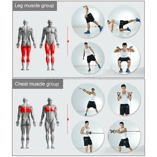 A125 ยางยืดกล้ามเนื้อ R11 ยางยืด สายแรงต้าน ออกกำลังกาย Resistance Bands Set สร้างกล้ามเนื้อ ออกกําลังกาย