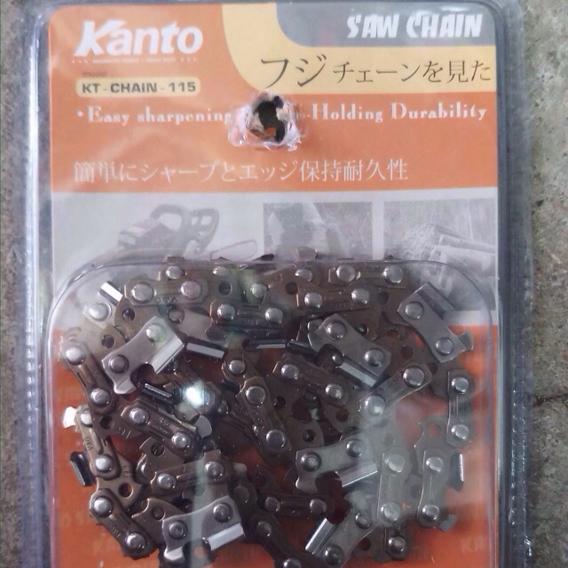 โซ่เลื่อยยนต์ ( โซ่ตัดไม้, โซ่ ) ของ Kanto KT-CHAIN 115 ใช้กับบาร์ 11.5 นิ้ว