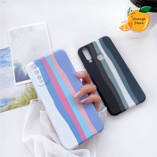 (พร้อมส่งจากไทย) เคส Vivo เคสกำมะหยี่สีรุ้ง เนื้อด้าน Vivo Y17-Y20-Y31-Y91c-V15