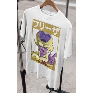 คอตต้อนคอกลมเสื้อยืด Unisex รุ่น โกลเด้นฟรีสเซอร์ Golden Frieza T-Shirt ดราก้อนบอล Dragon Ball Super แบรนด์ Khepri 100%c