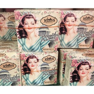 แป้ง ยาฟู ฟอลรอล No.1162 Yafu Floral Whitening Flawless Powder Foundation SPF40 PA+++