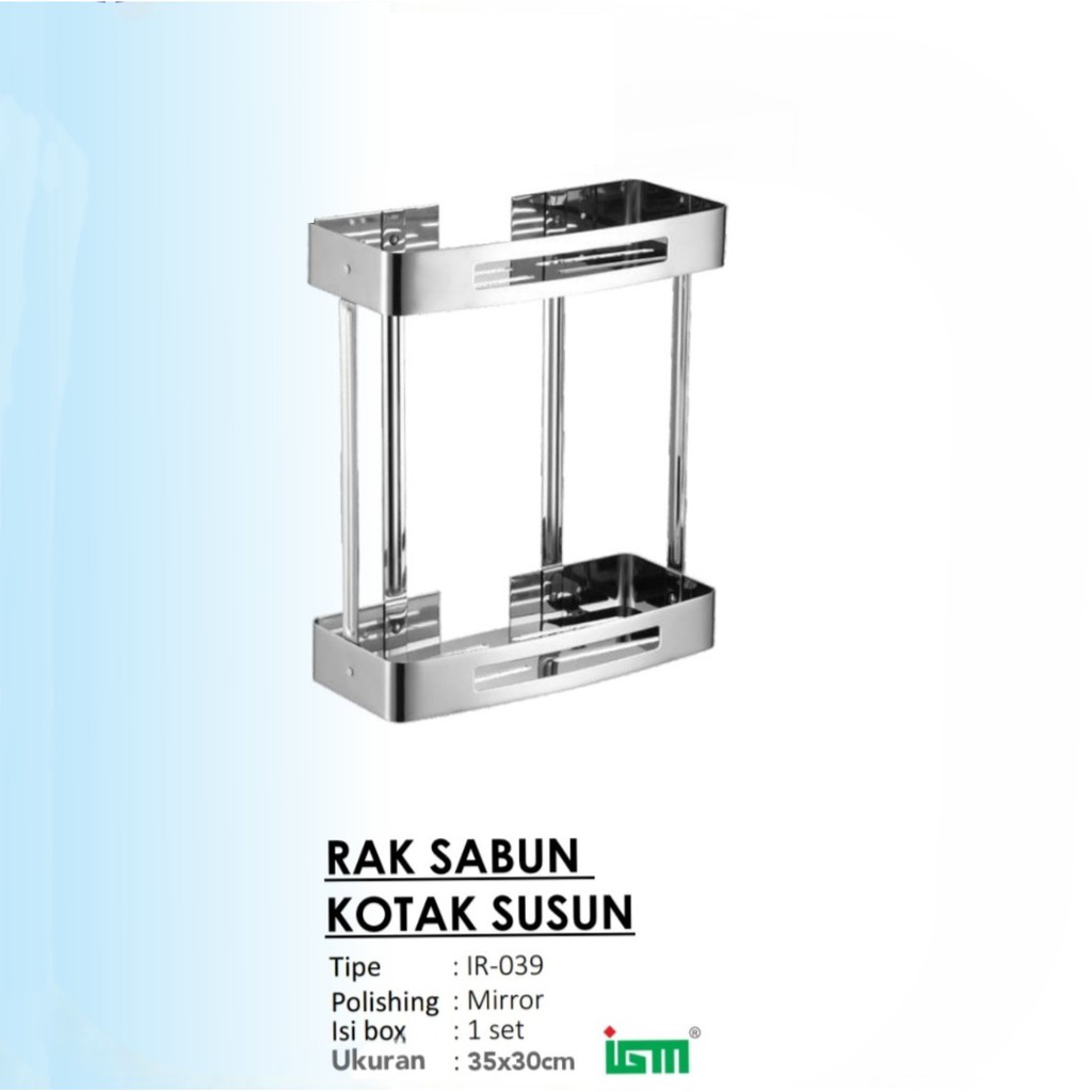 BEST IGM IR-039 STACKING BOX SOAP RACK