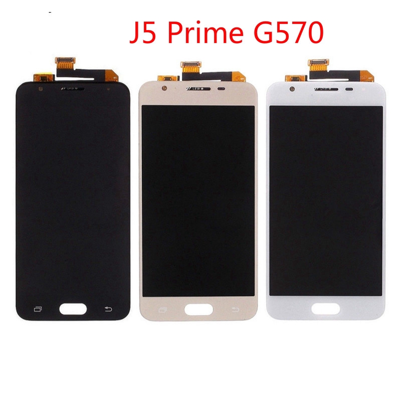5.0 จอแสดงผลสําหรับ SAMSUNG J5 Prime หน้าจอสัมผัส LCD สําหรับ SAMSUNG J5 Prime G570F G570 SM-G570F