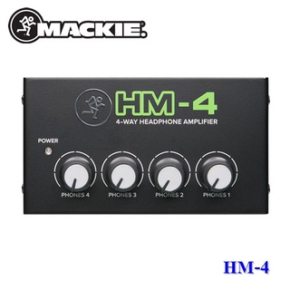 Mackie HM-4 Headphone Amplifier แอมป์ขยายเสียงหูฟัง 4 แชนแนล