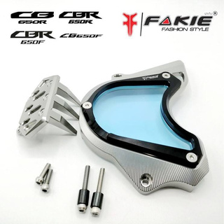 บังสเตอร์หน้าแบบใส FAKIE CB/R 650R 2019 สีเทา ดำ แดง ทอง