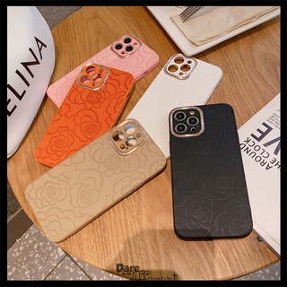 เคสโทรศัพท์มือถือลายดอกคามิเลียสําหรับ Iphone 13 Pro Max Iphone 12 Pro Max 11 7plus