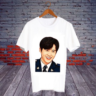 สั่งทำ เสื้อยืด Fanmade เสื้อแฟนเมด เสื้อยืดคำพูด เสื้อแฟนคลับ ภาพวาด ภาพการ์ตูน Kim Seon Ho คิมซอนโฮ  - AKSH5