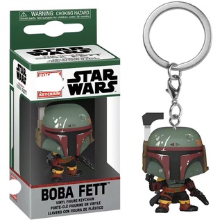 Funko Pocket Pop! พวงกุญแจ รูป Star Wars Book of Boba Fett แบบไวนิล