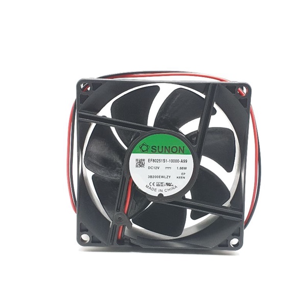 พัดลม sumon EF80251S1-10000-A99 DC12V 1.66W 80X80X25 ของแท้