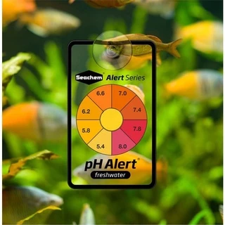 Seachem Alert แผ่นวัดค่า pH และ แอมโมเนีย ในตู้ปลา/ตู้ไม้น้ำ จากอเมริกา