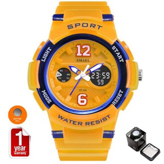 SMAEL นาฬิกาข้อมือผู้หญิง Sport Digital LED &amp; Analog สีหวานสุดๆ รุ่น SM1632