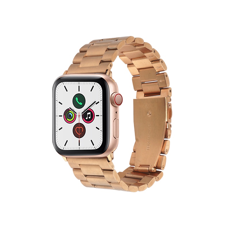 ▩ﺴiserisewatch เหมาะสำหรับ applewatch7 สาย iwatch2/3/4/5/6/SE ในนามของ apple watch สายคล้องบุคลิกภาพอินเทรนด์สแตนเลสสายโ