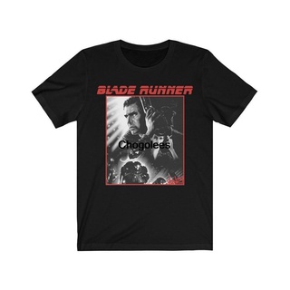 เสื้อยืดลําลอง ผ้าฝ้าย 100% แขนสั้น คอกลม พิมพ์ลาย Blade Runner สไตล์สตรีท ทรงหลวม พลัสไซซ์ แฟชั่นสําหรับผู้ชาย