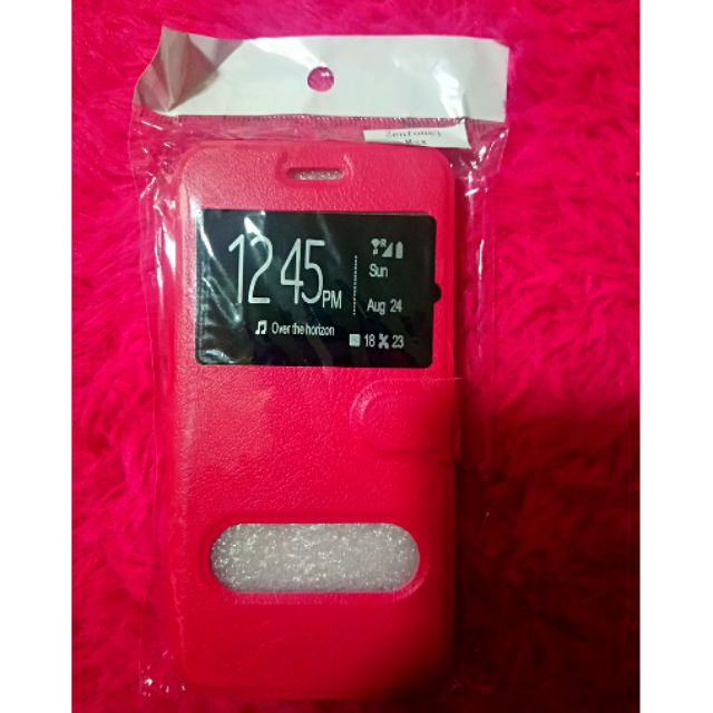 เคสโทรศัพท์​ Asus zenfone 3Max สีชมพู​บานเย็น​