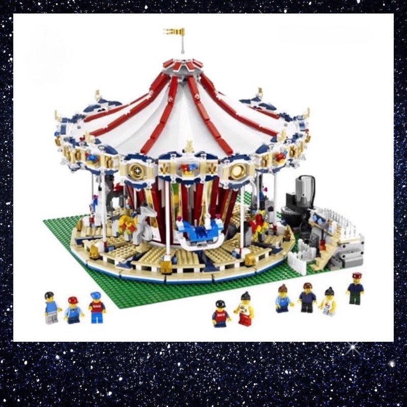 [ของแท้ มือ 1, แบ่งจ่ายสบายๆ 0%] LEGO 10196 Creator - Grand Carousel (ไม่มีกล่อง/Brand new, no box, Sealed bag) ปี 2009
