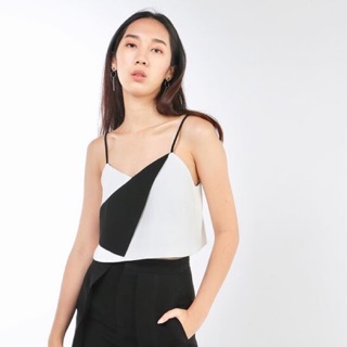 KITTUII | AYA TOP •white/black