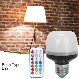 Cancer309 หลอดไฟ Rgb 5W E27 16 สี Rgbw พร้อมรีโมตคอนโทรล สําหรับไฟบ้าน 85-265V