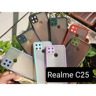 เคส Realme C25 กันกล้อง+ขอบซิลิโคน