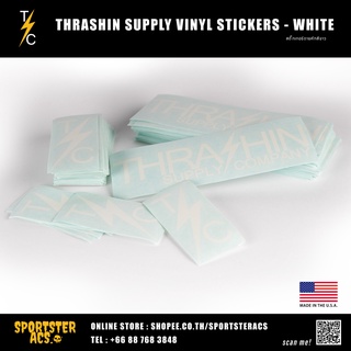 Thrashin Supply Vinyl Stickers - White ชุดสติ๊กเกอร์ของแท้