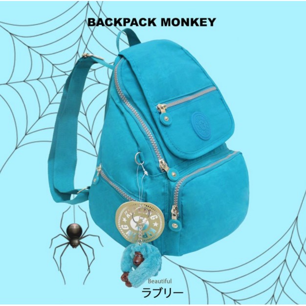 🎒กระเป๋าเป้ Kipling Medium Backpack(เขียวมิ้น)