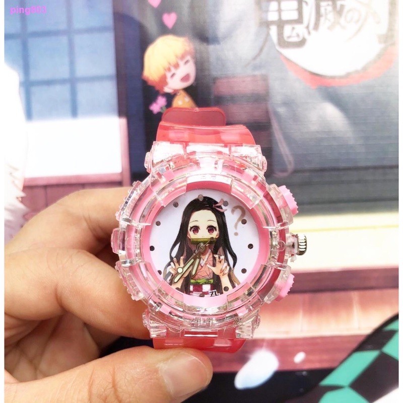 นาฬิกาเนซึโกะมีไฟวิ่ง นาฬิกาทันจิโร่ ดาบพิฆาตอสูร