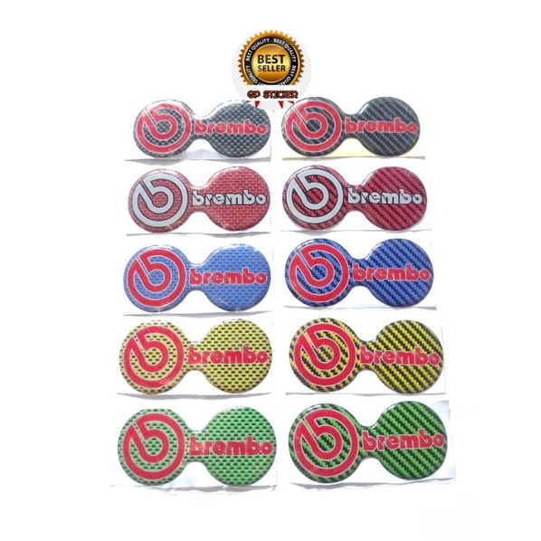 โลโก้ Brembo CALIPER นูน EMBLEM สําหรับรถจักรยานยนต์ขนาดใหญ่ที่ดีที่สุด