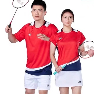 ใหม่ Yonex เสื้อกีฬาแบดมินตัน แขนสั้น แบบแห้งเร็ว สําหรับผู้ชาย และผู้หญิง 2022