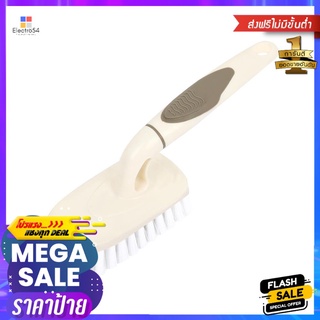 แปรงอเนกประสงค์ทรงเตารีดเล็กYJ-2617 ACCO สีครีม/เทาMULTIPURPOSE CLEANING BRUSH YJ-2617 ACCO CREAM/GREY
