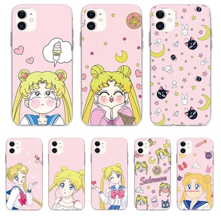 เคสโทรศัพท์มือถือ ซิลิโคน ลายการ์ตูนเซเลอร์มูน สําหรับ Vivo Y21 Y21S Y21T Y21A Y33S Y33T Y55 Y75 Y76