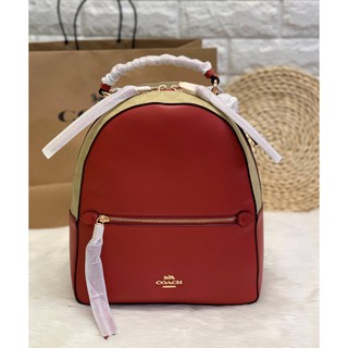 COACH Jordyn Backpack With Signature Canvas ((76622))