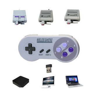 ตัวควบคุมไร้สาย 2.4GHZ สําหรับ SNES Super Classic MINI