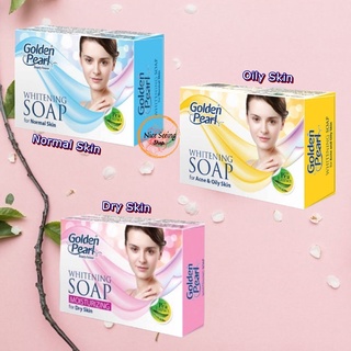 Golden Pearl Whitening Soap สบู่สำหรับผิวธรรมดา, ผิวแห้งและผิวมัน