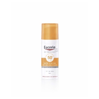 Eucerin Sun Double Whitening Serum SPF50+ 50ml ยูเซอริน ซัน ดับเบิ้ล ไวท์เทนนิ่ง ซีรั่ม ครีมกันแดดสำหรับผิวหน้า SPF50+