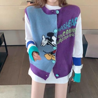 🧵ꕀ MICKEY KNIT-เสื้อกั๊กไหมพรมสวยปังมากแม่ ✧˚🩰 🔸 พร้อมส่ง..ใหมพรมเนื้อนิ่มเนื้อละเอียด