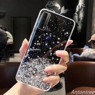 เคสโทรศัพท์ Huawei Y7A Phone Case Starry Sky Soft TPU Jelly Candy Shiny Silicon Casing Cover เคส