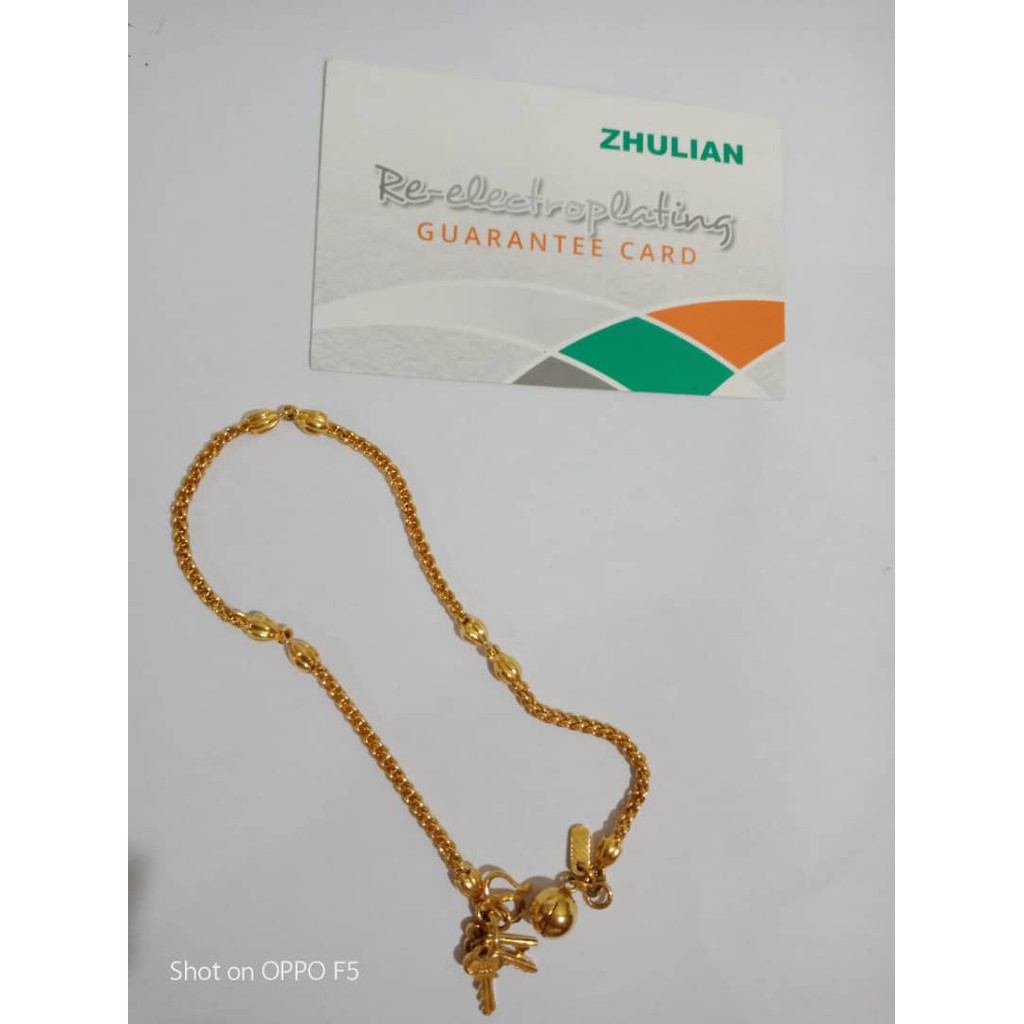 Preloved - Zulian Prelove Anklet พร้อมการ์ด