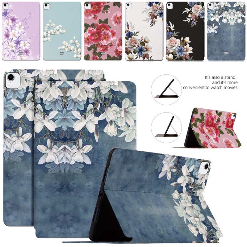 Flip Smart Case สําหรับ iPad Mini 1 2 3 4 5 6 7 Thin Stand หนัง PU สําหรับ iPad Marble ปกหนังสือป้องกัน