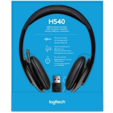 LOGITECH H540 USB Computer Headset (Warranty 2Y) #สินค้าใหม่ประกันศูนย์ไทย100%