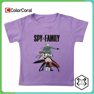 คอตต้อนคอกลมใหม่ เสื้อยืดลําลอง แขนสั้น คอกลม พิมพ์ลายอนิเมะ Spy X Family โอเวอร์ไซซ์ สไตล์สตรีทS-5XL