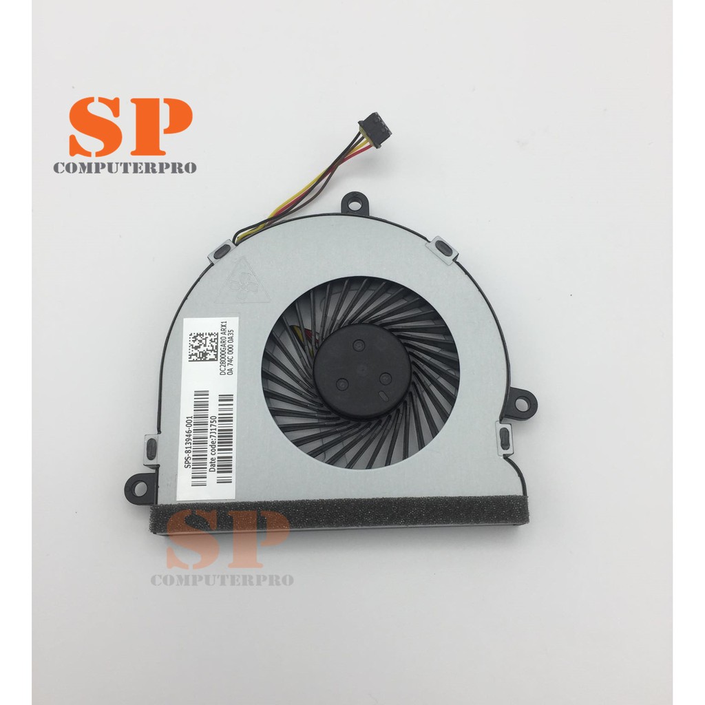 พัดลมโน๊ตบุ๊ค HP-COMPAQ  พัดลม CPU HP Pavilion 15-A 15-AC 15-AF 15-AY 15-BA 15-BS 15-BE 15-BW สายไฟ 4 เส้น