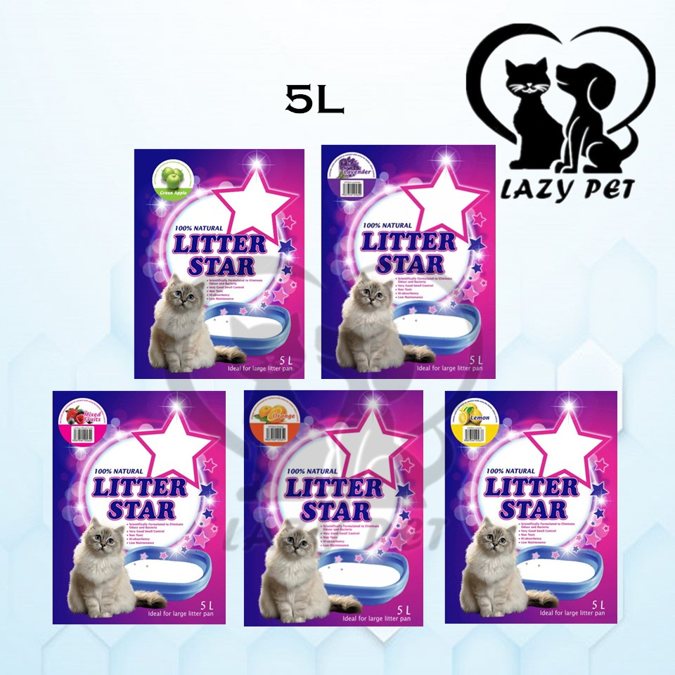 Litter Star Crystal Cat Litter 5L Pasir Kucing