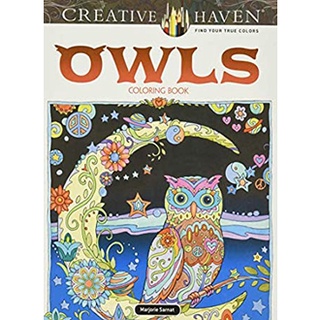 Owls (Creative Haven Coloring Books) (CLR CSM) หนังสือภาษาอังกฤษมือ1(New) ส่งจากไทย