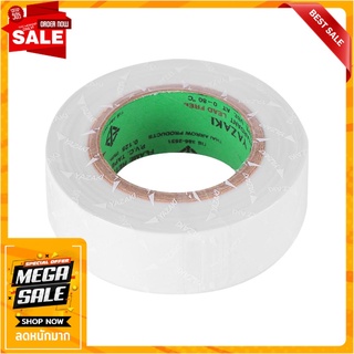 เทปพันสายไฟ YAZAKI TAPE W 19 มม. สีขาว เทปพันสายไฟ ELECTRICAL TAPE YAZAKI 19MM WHITE